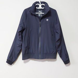 Timberland Women's Dark Navy Zip-Up Bomber Jacket